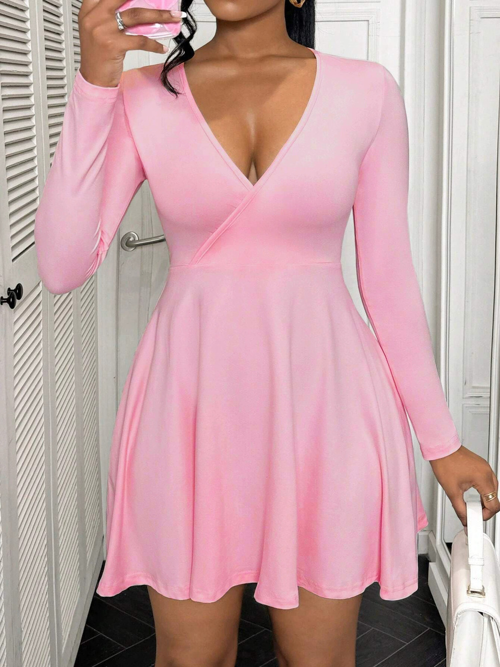 ZARA Sweet Spicy Pink Bodycon Mini Skirt Spring Summer Sexy Solid